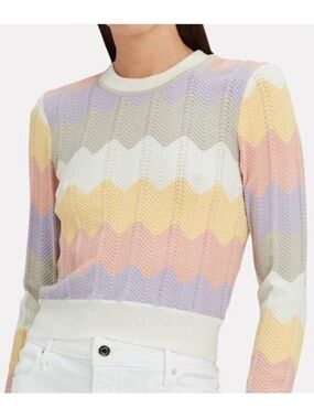 Ronny Kobo Pastel Chevron Sweater